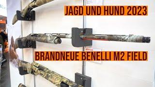 Die brandneue  Benelli M2 Field ist in verschiedenen Farbvarianten auf der Jagd & Hund 2023