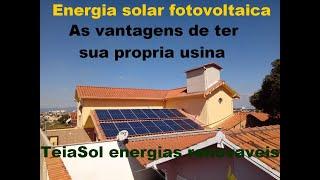 Vantagens da energia solar