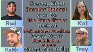 Reseller Podcast eBay Nurse Flipper Picking and Punching Mountain Man Treasure Vintage Sport Flips