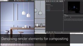 V-Ray Next for SketchUp – Denoising render elements for compositing