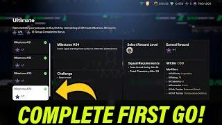 How To Complete Every Milestones Moment First Go Glitch - FC 25 Ultimate Milestones Bug