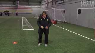 Pascoe takes keepy uppy challenge