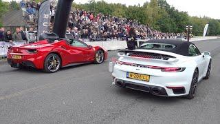 Ferrari 488 Spyder vs Porsche 992 Turbo S Convertible