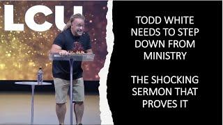Todd White Should Step Down