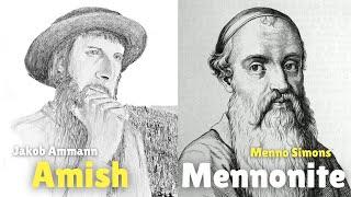 Why are they called "Amish" & "Mennonite"? (Anabaptist story in brief)