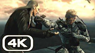 Solid Snake vs. Liquid Ocelot Boss Fight Scene 4K ULTRA HD (Metal Gear Solid 4)