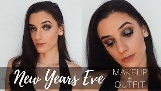 New Year's Eve MAKEUP + OUTFIT IDEA!! | Kelseyg