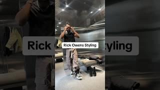 Styling Rick Owens Cargos