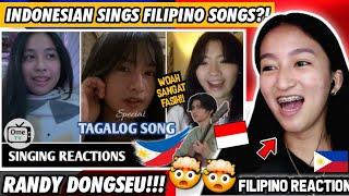 RANDY DONGSEU MENYANYIKAN LAGU FILIPINA?! WOAH ORANG INDONESIA SANGAT FASIH!! [FILIPINO REACTION ]