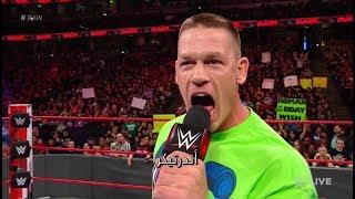 WWE Wal3ooha 1/3/2018  - جون سينا يريد مواجهة أندرتيكر