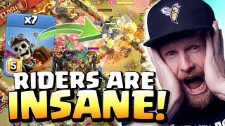 INSANE! Are DRAGON RIDERS are the BEST TH17 AIR ATTACK for Hard Mode?! Clash of Clans