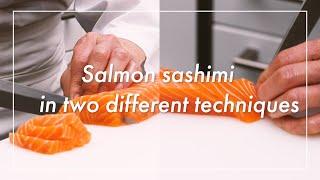 (Intro version) 2 MUST-KNOW sashimi slicing techniques: Hira-zukuri and Sogi-zukuri