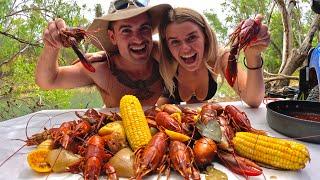 The BEST Cajun Crawfish Boil with Spicy Butter - Aussie Version Boil Up