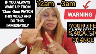 If you wake up between 3am & 5am … Do These 3 things immediately .see wonders