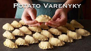 Ukrainian Potato Varenyky (known as Pierogi in Poland)