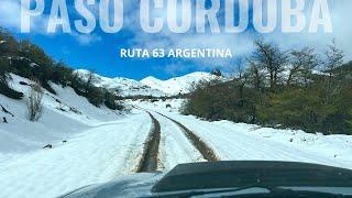 MOUNTAIN PASS CLOSED! Paso Cordoba. Meliquina Patagonia.