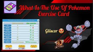 What Is The Use Of Pokemon Exercise Card | How to Increase Individual Value Monster Of Glory