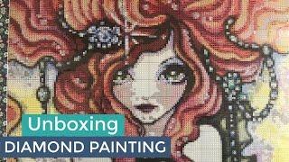 HEAVEN AND EARTH DESIGNS (HAED) Crown Jewel diamond painting unboxing | QS Jeweled Mermaid - C. Kuik