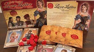 Card Game Bliss! Love Letter Premium Edition (2016) Unboxing and How to Play with Gameplay