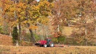 TYM T754 Mowing with a 15' Batwing