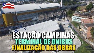 OBRAS FINAIS DO TERMINAL DE ÔNIBUS DE CAMPINAS DE PIRAJÁ, veja