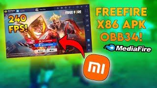 FREE FIRE x86 APK FOR BLUESTACKS/MSI/SMARTGAGA OBB34 - 240 FPS - BLACK SCREEN FIX - CDN FLUID