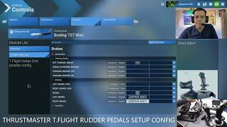 Configure Thrustmaster T.Flight Rudder Pedals Controls for MICROSOFT FLIGHT SIMULATOR 2024