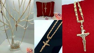 my jewelry collection | Gold cross necklace #gold #cross #jewelry #viral #shorts #christ #christian