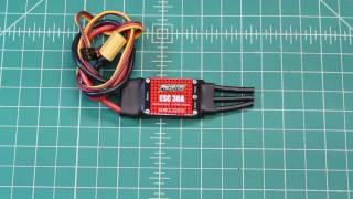 FMS Predator 30 Amp Airplane ESC "Mini Review"