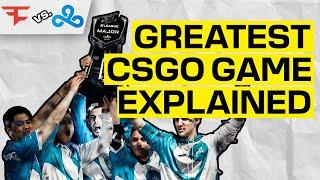 THE GREATEST CSGO GAME EVER, EXPLAINED | Pro CSGO Breakdown | FaZe vs Cloud9