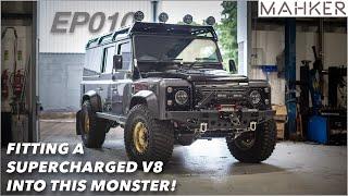 THE TRUTH ABOUT HOW TO FIT A CORVETTE LS3 V8 INTO A LAND ROVER DEFENDER  | MAHKER WEEKLY EP010