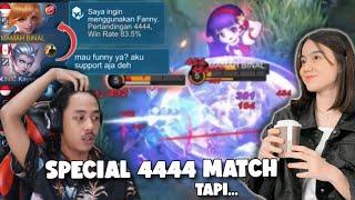 SPECIAL 4444 MATCH FANNY SOLO RANK KETEMU ONIC KAYES - (TERNYATA KAYES PALSU) - MOBILE LEGEND