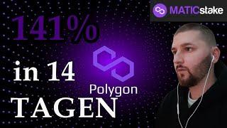 Wie man 141% mit Matic Stake verdient (Polygon Matic)