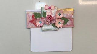 Happy mail packaging ideas, hidden paperclip bag topper craft with me #happymail #bagtopper