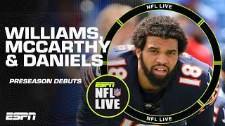 Preseason Debut Recaps: Caleb Williams, J.J. McCarthy, Jayden Daniels and more  | NFL Live