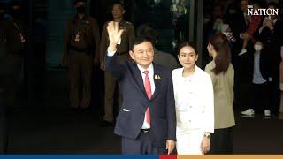 Supporters of former Thai prime minister Thaksin Shinawatra cheered loudly | The Nation