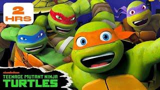 Mikey's Best Pranks, Fights and More!  | 2 Hour Compilation | Teenage Mutant Ninja Turtles