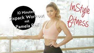 10 Minuten Sixpack Workout mit Pamela Reif