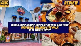 [4k] Bubba Gump Shrimp Company Review and Tour | Universal Orlando Citywalk