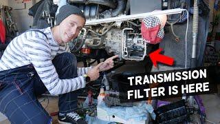 WHERE IS THE AUTOMATIC TRANSMISSION FILTER LOCATED