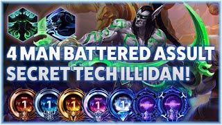 Illidan Metamorphosis - 4 MAN BATTERED ASSULT SECRET TECH ILLIDAN! - B2GM Season 2 2024