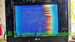 CRT LG TV video problem solve Urdu Hindi Altaf Electronics