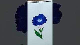 Easy painting flower #shorts #art #flowers #diy #youtubeshorts #painting #drawing #ai