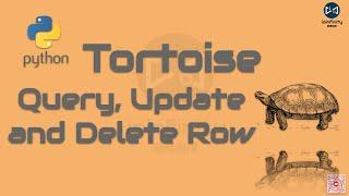 Read, update and delete data of database with Tortoise ORM (Database ORM framework of Python)