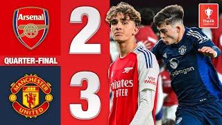 Five-Goal Thriller At The Emirates! | Arsenal U18 2-3 Manchester United U18 | FA Youth Cup 2024-25