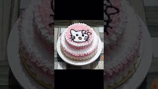 Sweet Kitty design wala cake very tasty vanilla cake #trend #cake #viral