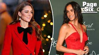 Best 2024 royal fashion moments: Kate Middleton’s Christmas bow to Meghan Markle’s recycled red gown