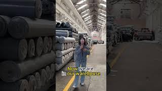 Denim fabric warehouse tour jean fabric manufacturer