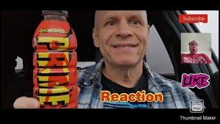 Reaction to IShowSpeed Prime Hydration Drink Review