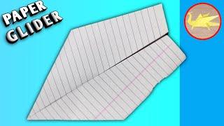 "Easy Glider Paper Airplane Tutorial"